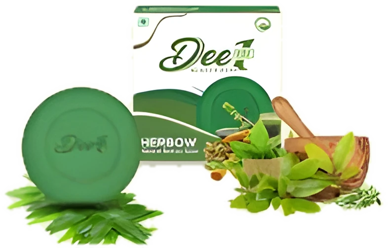 Dee1 Herbow herbal soap with fresh herbs